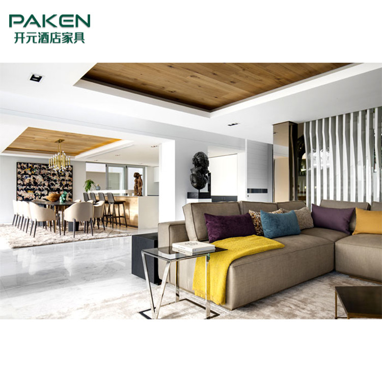 Colorful Adorable Modern Villa Living Room Furniture