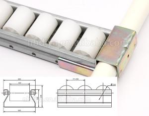 Wholesale Plastic Industrial Roller Track Anti Static White Color Customizable Size from china suppliers