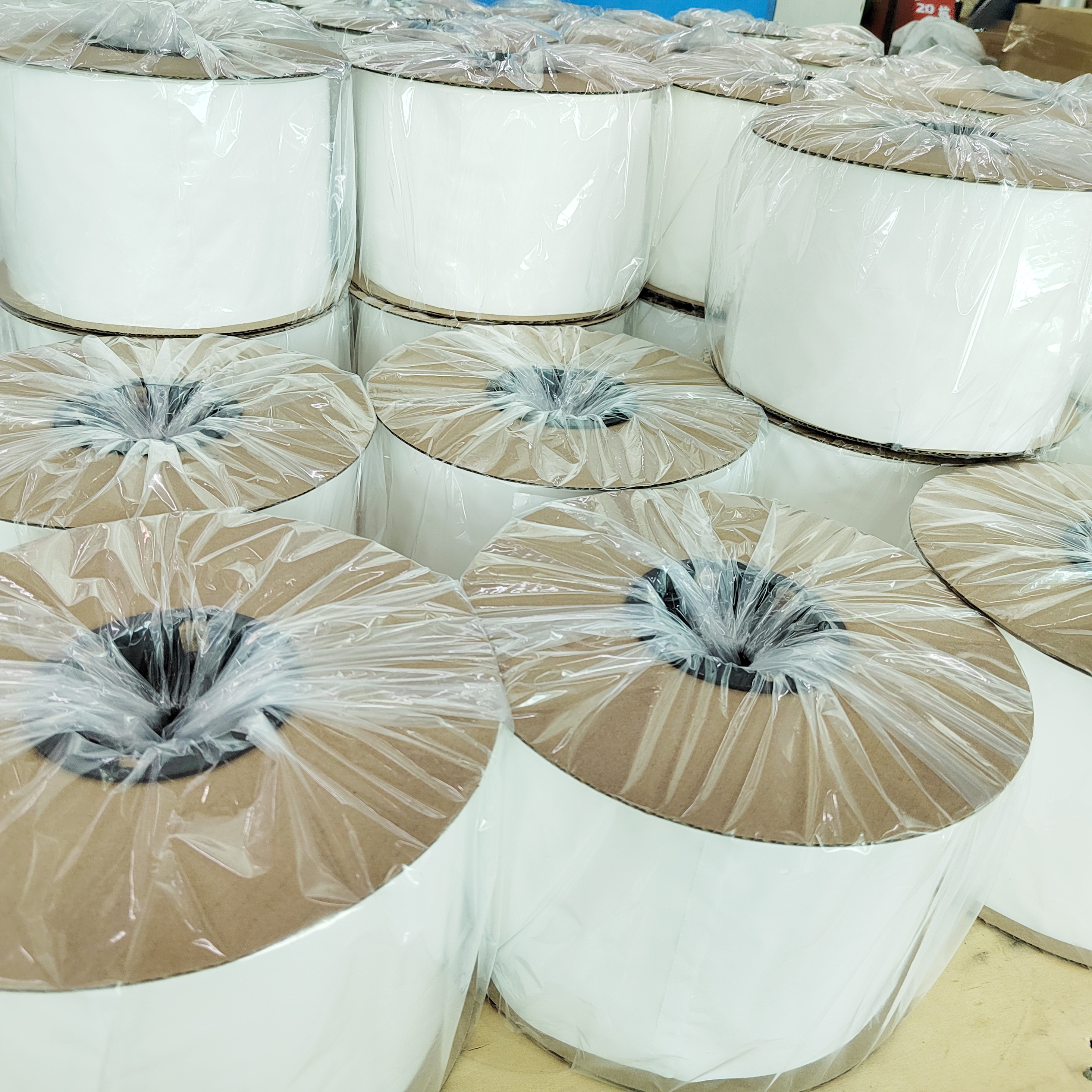 Autobag LDPE Pre Opened Bags On A Roll 1.5 Mil Thickness Gravure Printing