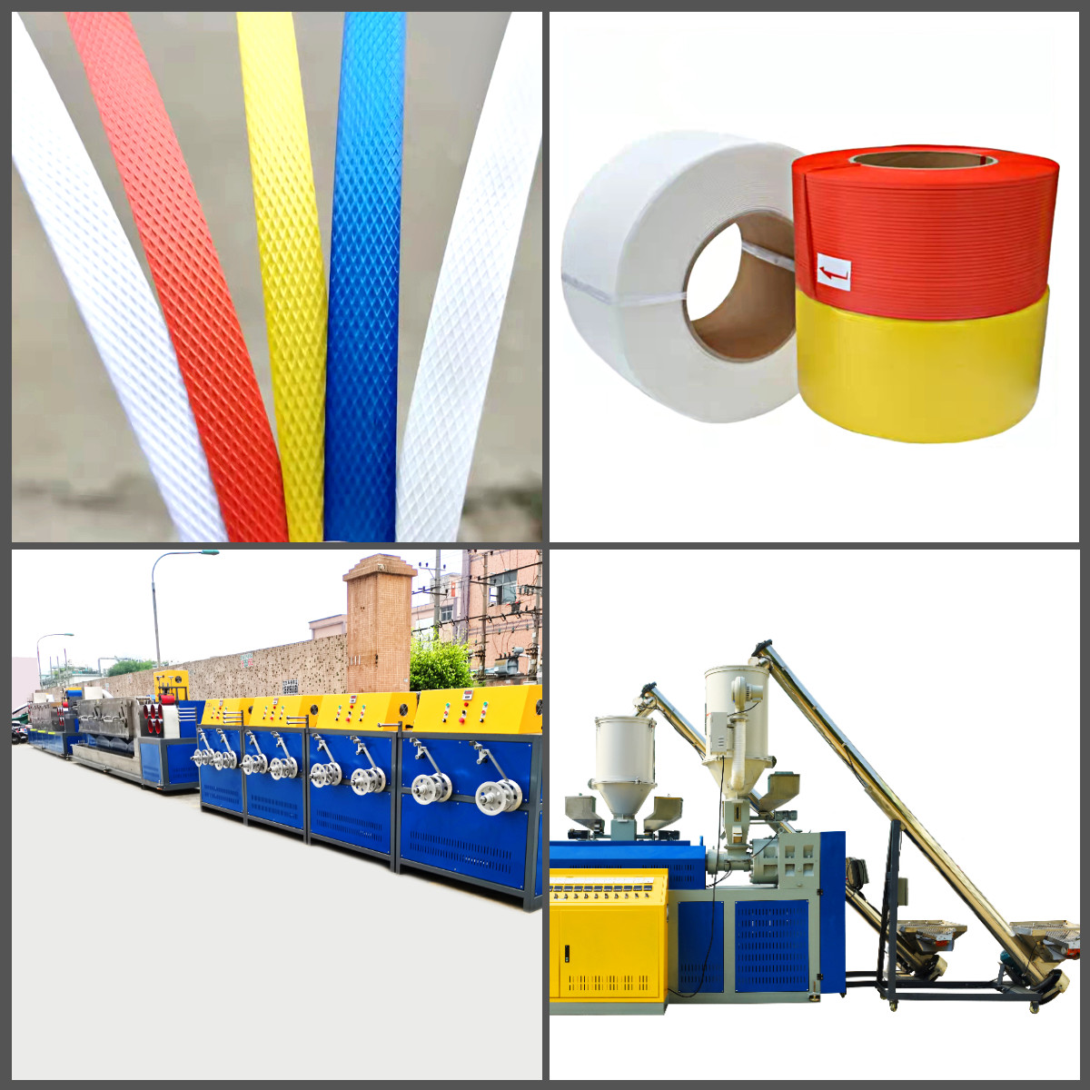 Polypropylene PP Strap Band Extrusion Line Recycled Pellets Material