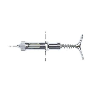 Wholesale Veterinary 2ml Stainless Steel Plunger Syringe Automatic Injector from china suppliers