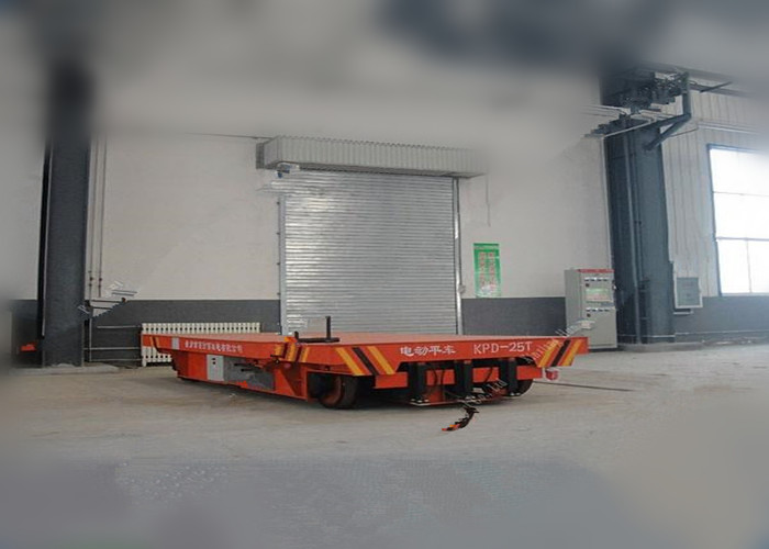 25 T Cargo Freight Rail Guided Transfer Vehicle for Factory Material Transportation