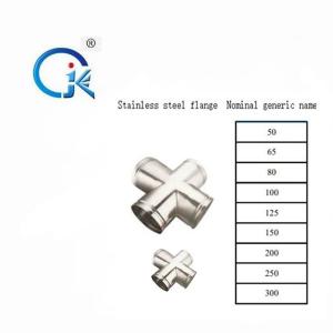 Wholesale 316 Stainless Steel Grooved Fittings Grooved Cross Tee GB Standard from china suppliers