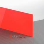 Red Plexiglass Custom Plexiglass Acrylic Sheets High Impact Resistance