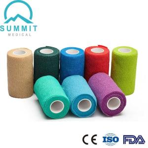 Wholesale Non Woven Elastic Cohesive Bandage , 10cmX4.5m First Aid Bandage from china suppliers