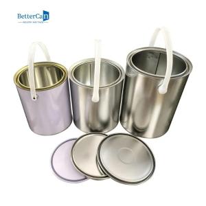 Wholesale Recycling Empty Paint Cans , Paint Small Tin Cans With Lever Lid from china suppliers