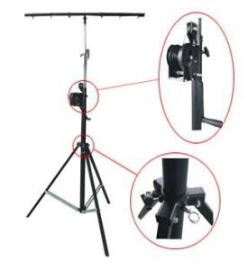 Wholesale Steel Outdoor Lighting Truss Stands , Global Truss Crank Stand from china suppliers