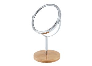Wholesale Eco Friendly Cosmetic Table Mirror Double Sides Wooden Desktop Mirror Bamboo from china suppliers