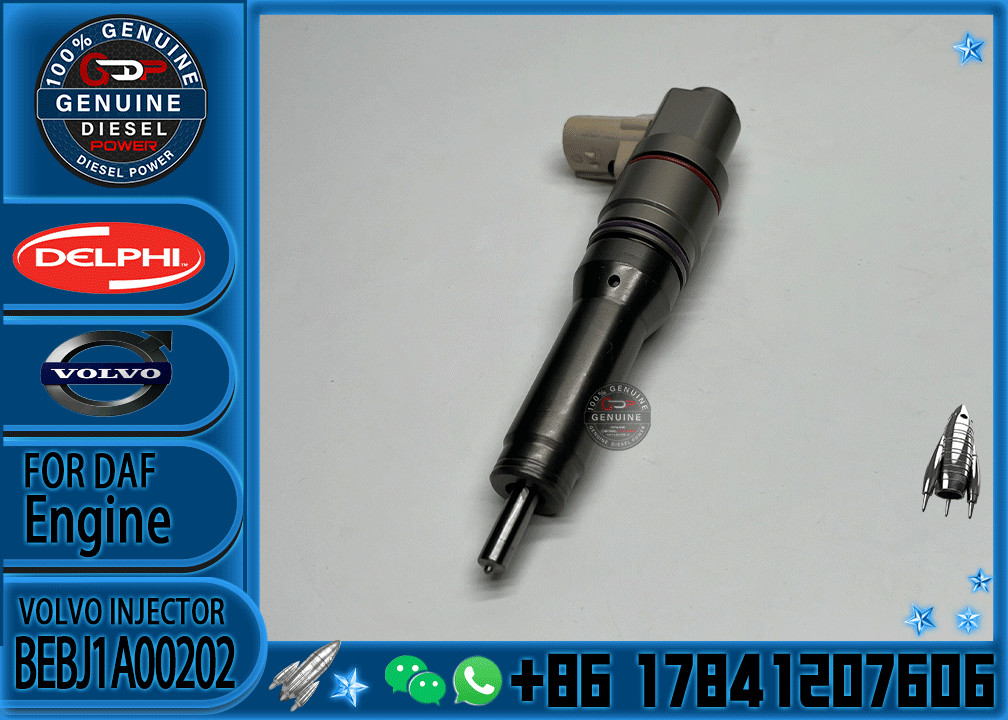 Common Rail Injector 1905001 BEBJ1A05002 BEBJ1A00202 1725282 1905002 BEBJ1D00001 1925657 BEBJ1DO0003 1972591 BEBJ1DO1104