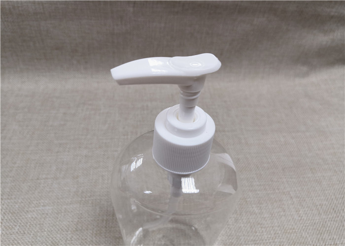 PP Plastic Material Reusable Lotion Pump Dispenser White / Transparent Color