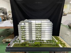 Wholesale New made 1/75 scale architectural apartment model with warm light from china suppliers