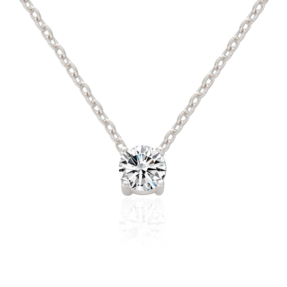 ODM 8mm Sterling Silver Chain Clear CZ 18k Gold Plated Chain