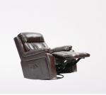 PU Leather Manual Reclining Chair Modern Swivel Stretch Recliner Chair