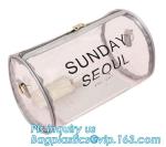 zipper bag promotional gift bag, square barrel thickened plastic storage bag