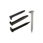 L- Shaped Head Oxygen Black Carbon Steel Dog Rail Spike For Wooden Sleeper