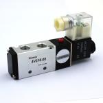 4V Series Solenoid Valve Single Coil Pilot Operated Electric 2 Position 5 Port