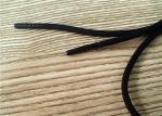 125cm Black Non Elastic Cord With Carved Logo At Both Ends Of The Black Paint
