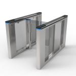 Stainless Steel Automatic Gate Barrier Walkways Supermarket Entrance Turnstile