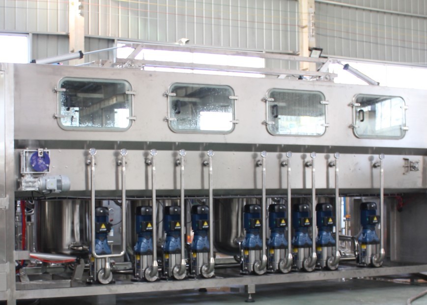 19L 5 Gallon Water Bottle Filling Machine 2500 KG Stainless Steel 304