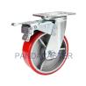 Buy cheap 6 Inch Caster Wheels , Heavy Duty Swivel Casters With Double Lock Brake from wholesalers