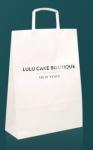 Embossed Printing Paper Bag 250gsm Printed Paper Carrier Bags