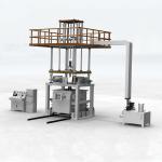 Aluminum Alloy Low Pressure Casting Machine High Pressure Accuracy