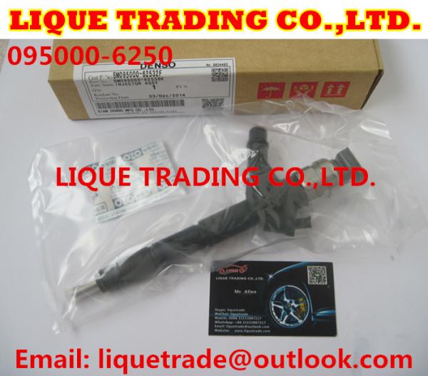 DENSO common rail injector 095000-6250 for NISSAN Navara 16600-EB70A ,16600
