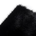 Tricot Knitted Fox Fur Fabric Perfect for Hood Scarves and Winter Ponchos in Any