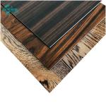 2440mm ACP Sheet Wooden Exterior Cladding Panels Wooden Grain PVDF Coating