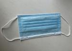Protection Grade Disposable Dust Mask , 3 Ply Anti Pollution Dust Mask
