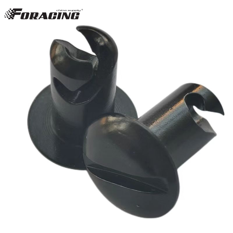 Motorcycle Universal 7/16 Black Aluminum Quarter Turn Dzus Fasteners