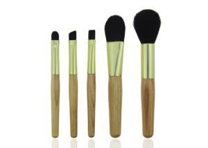 Wholesale Black Synthetic Hair Golden Ferrule Travel Size Makeup Brushes Wooden Handle from china suppliers