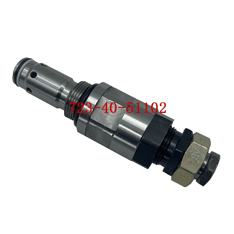 Pressure Relief Valve for Construction Works Excavator PC200-6 and PC200-7 Excavator