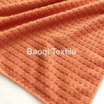 Yellow 200gsm solid microfiber dish rags， tea towels wipes,double side kitchen