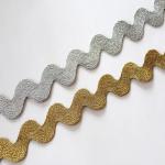 Garment 3cm 4cm Braid Gold Rick Rack Edging