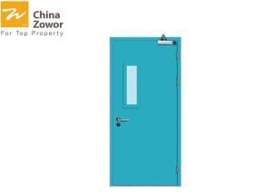 Wholesale Single Swing Galvanized Steel Insulated Fire Door With Vision Panel For Apartment from china suppliers