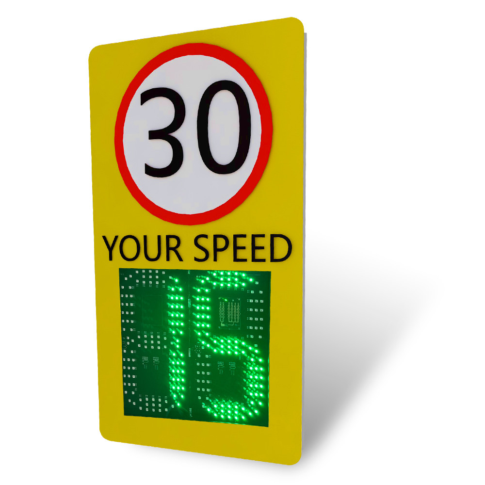 Solar LED Radar Speed Signs with Phone APP Parameter Adjustment