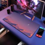 Custom Logo Print Gaming Mousepad Large XXL Extended Size with Non Slip Rubber