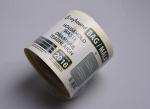 Print Eco friendly strong adhesive paper barcode household waste tracking