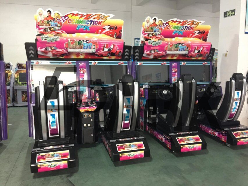 500W Outrun Arcade Racing Game Machine For Teenager And Adults