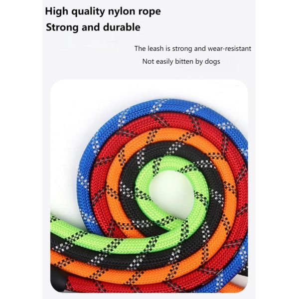 Dog leash multifunctional one-to-three dog leash reflective pet leash