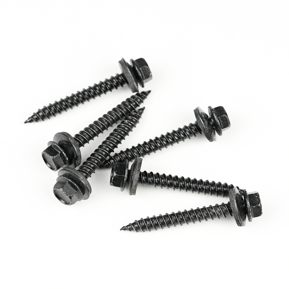 ZINC Finish Flange Hex Head Wood Screw for Wooden Building Materials and Structures
