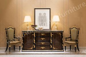 Wholesale Barcelona 2 Door 4 Drawer Sideboard Oak Designer Sideboard For Living Room Antique TH-029 from china suppliers