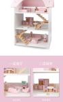 Water Based Coating Mini Wooden Simulation House For Children