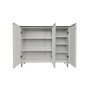 Wholesale Big Capacity Bedroom Metal Shoe Storage Cabinet Assembly Required from china suppliers