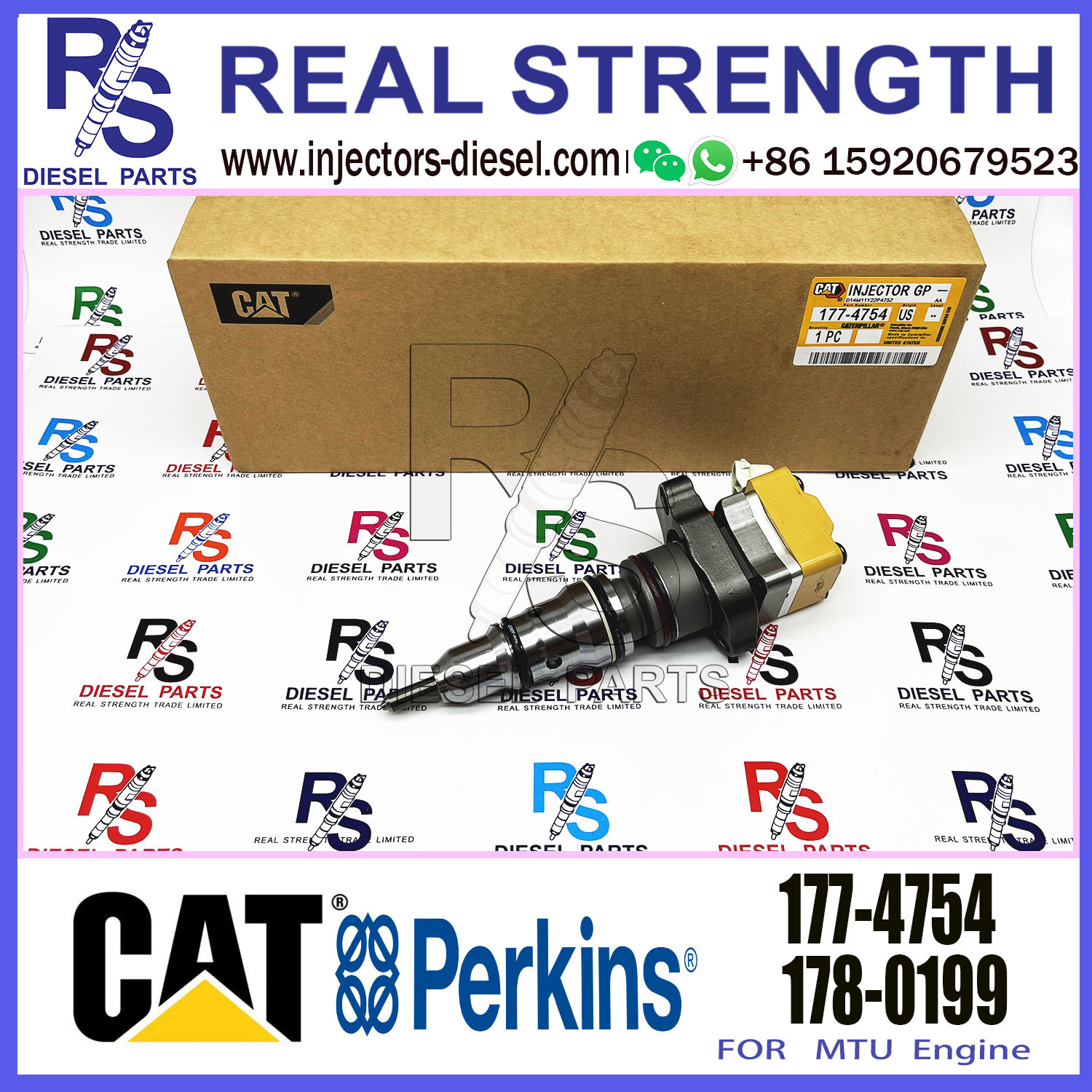Excavator Diesel Fuel Injector 177-4754 178-6342 178-0199 10R-9237 For Cat Caterpillar Engine 3216