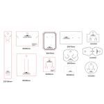 Thick Paper Custom Jewelry Display Cards Paper Card Printing For Jewelry Display