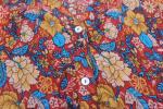 Colorful Printing Plus Size Womens Summer Clothes With Frill Sleeve Buttons