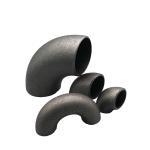 Sch40 Sch80 Sch90 Carbon Steel Elbowr Pipe Fitting Black Paint Sandblasting