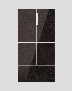 Wholesale 3.2mm thick Black Color Fully Tempered Glass Refrigerator Door Panel from china suppliers